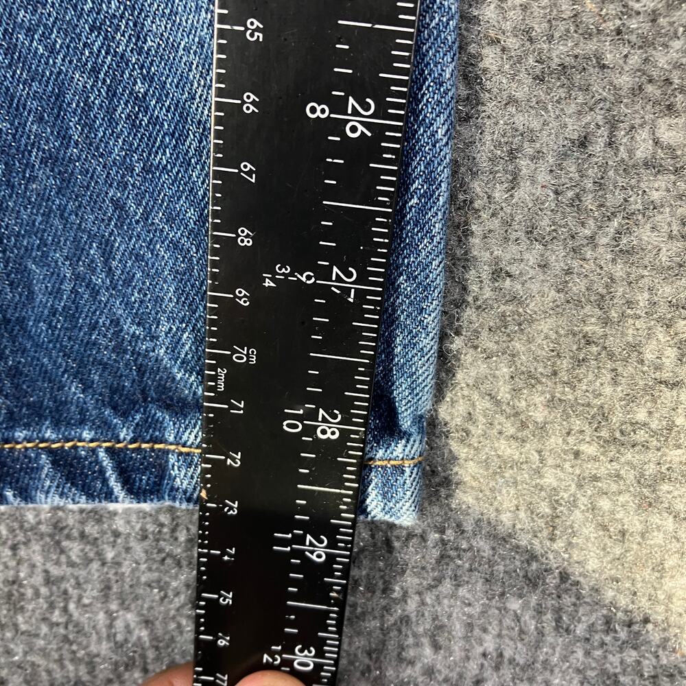 Levi's 501  Jeans Mens W38 L30 Blue Classic Fit Mid Wash Denim 5 Pocket Pants - Picture 3 of 10